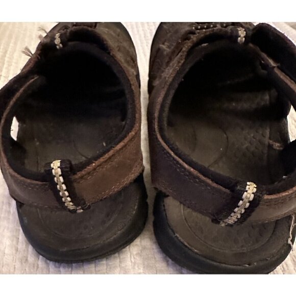 KEEN Toddler Boy Girl 12‎ Targchee II Active Sport Sandals 1009996 Brown Leather - Picture 5 of 8